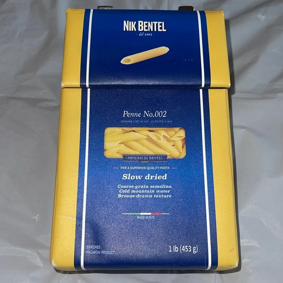 Nik Bentel Italian Pasta Bag. Vegan Hand Bag - Picture 14 of 17